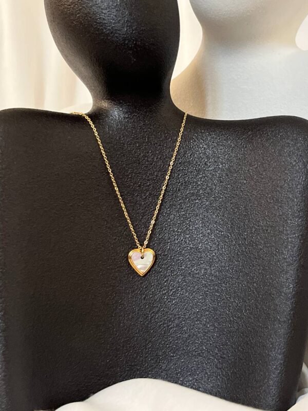 Collier Coeur de neige – Image 2